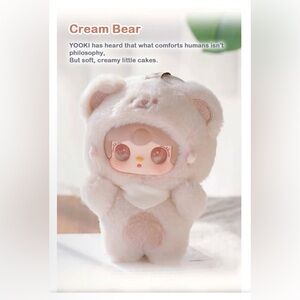 YOOKI Take a Bite of Bear Plush- Cream Bear